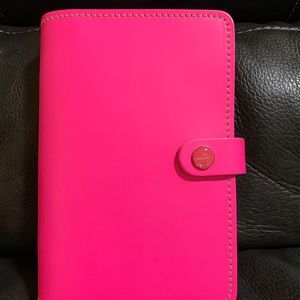 Filofax Fluoro Pink Personal size planner